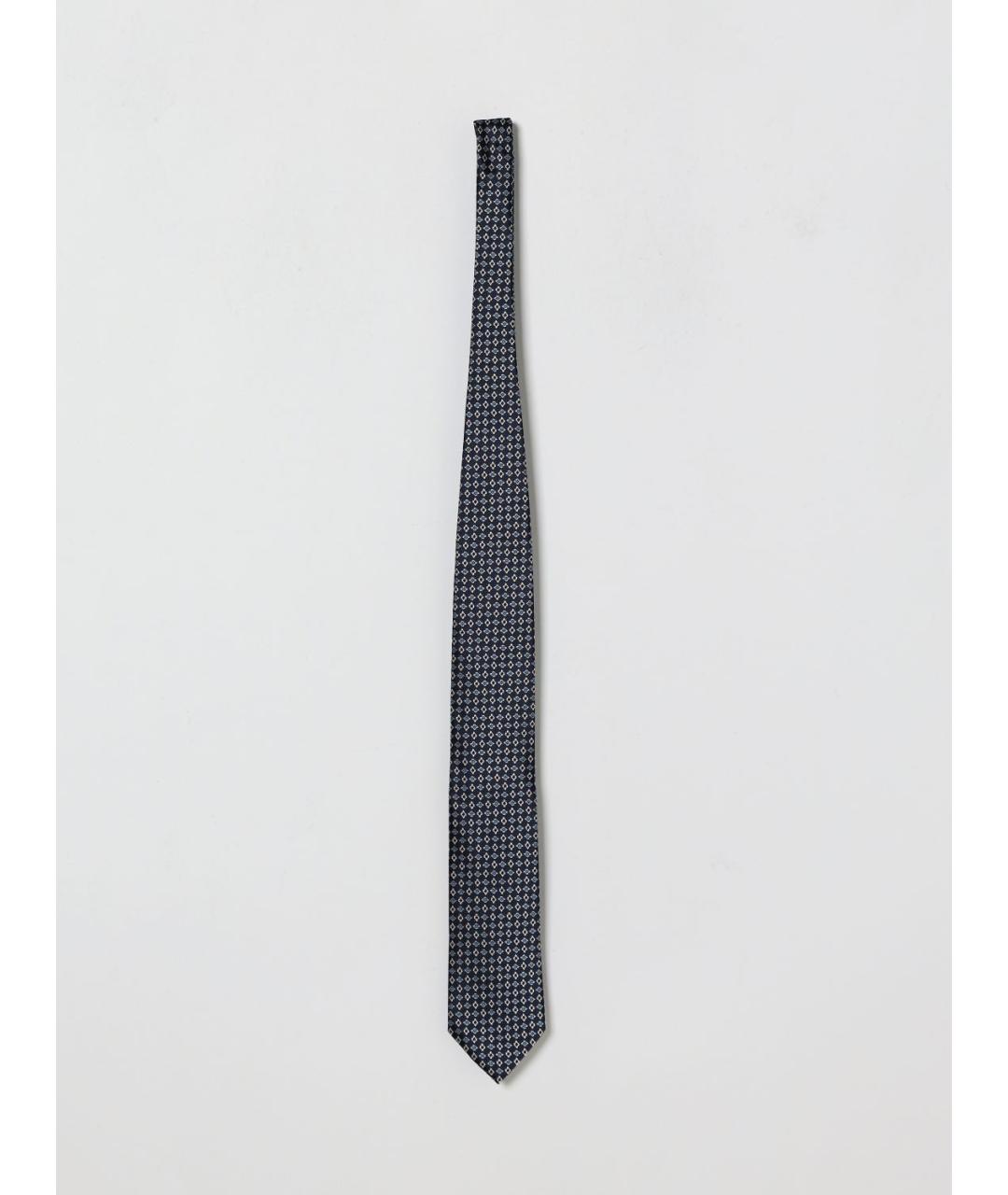 ZEGNA Синий шелковый галстук, фото 3