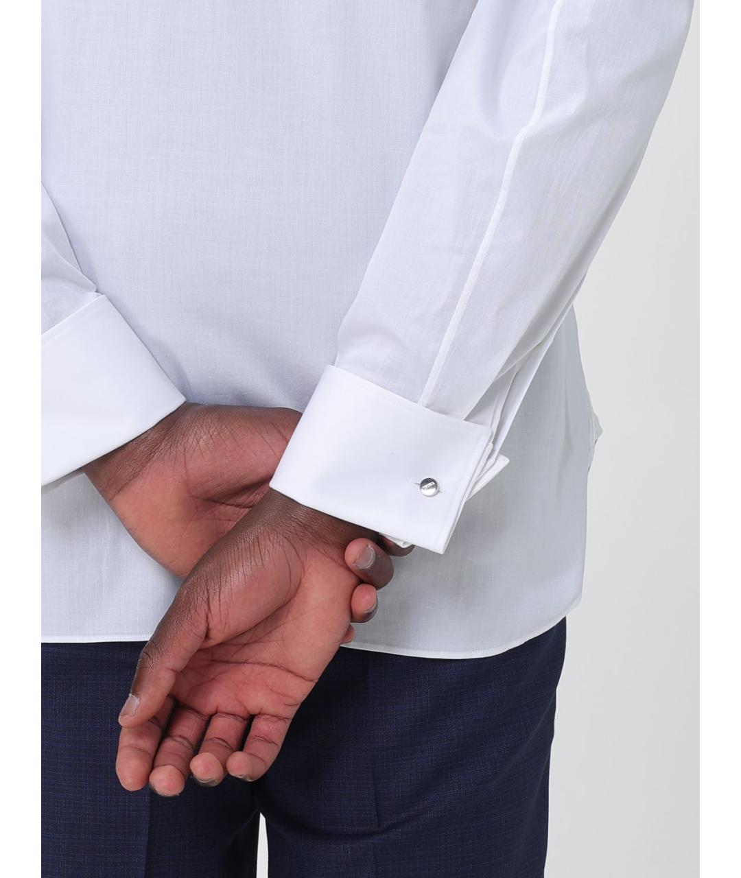 ZEGNA Белая кэжуал рубашка, фото 4