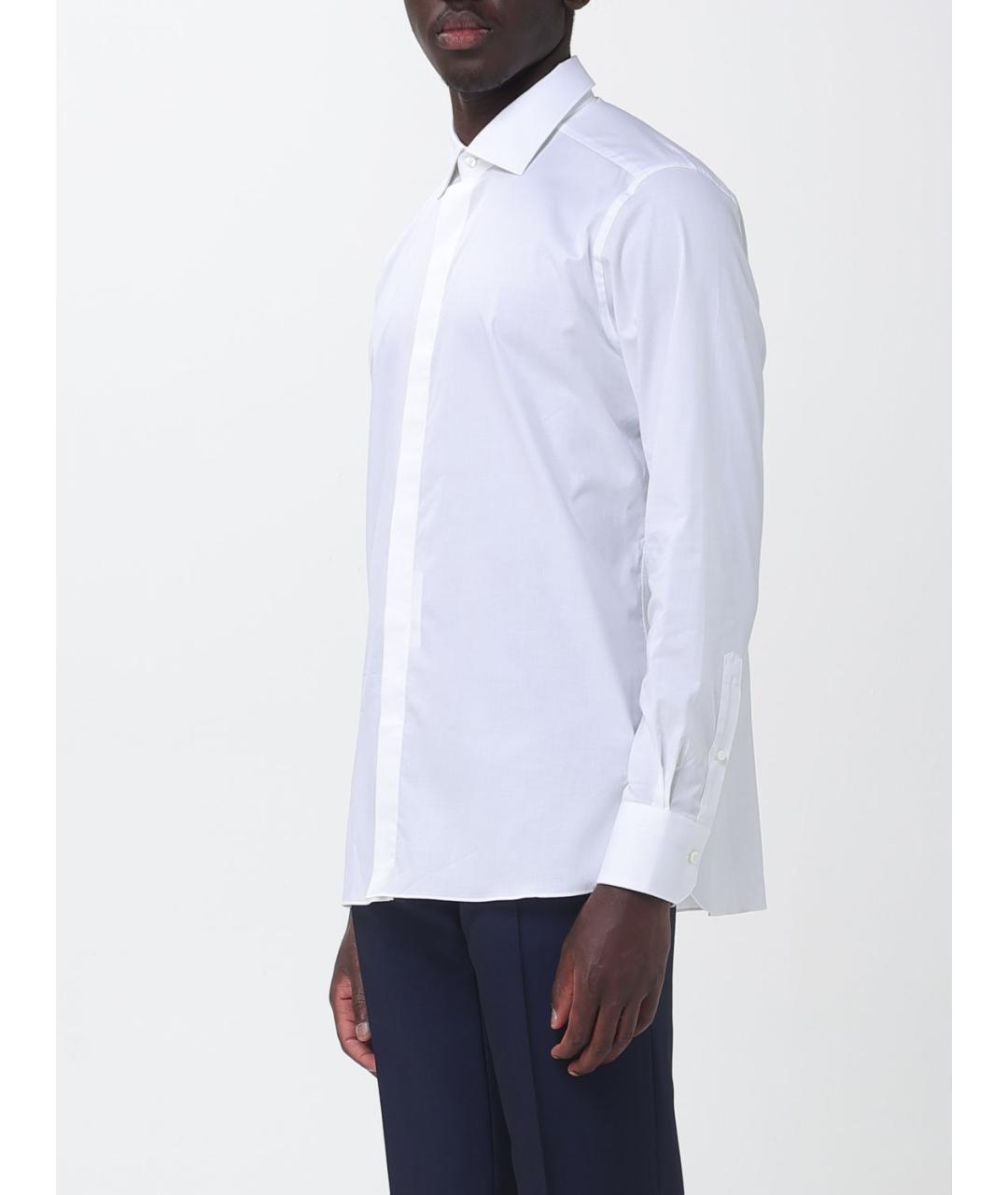 ZEGNA Белая классическая рубашка, фото 4