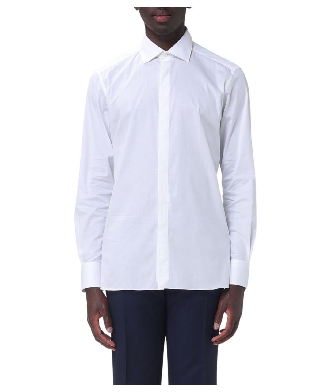 ZEGNA Белая классическая рубашка, фото 1
