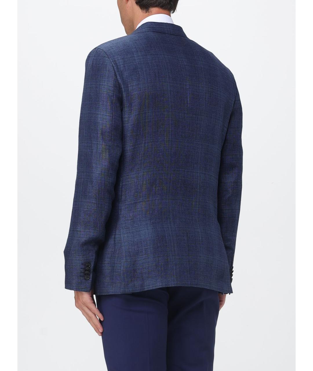 ZEGNA Синий пиджак, фото 3