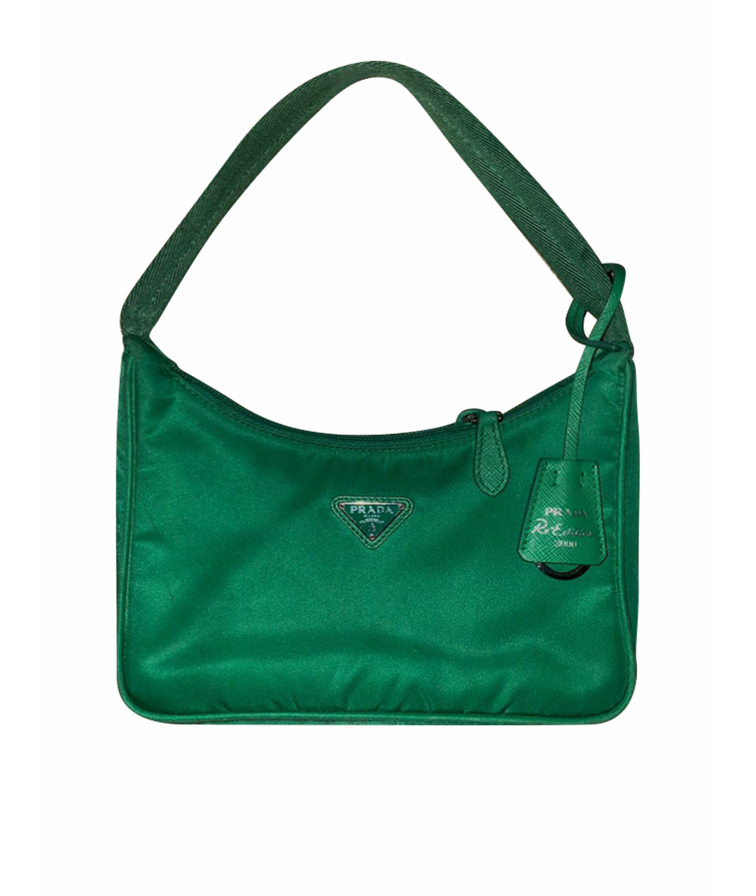 PRADA Зеленая сумка с короткими ручками, фото 1