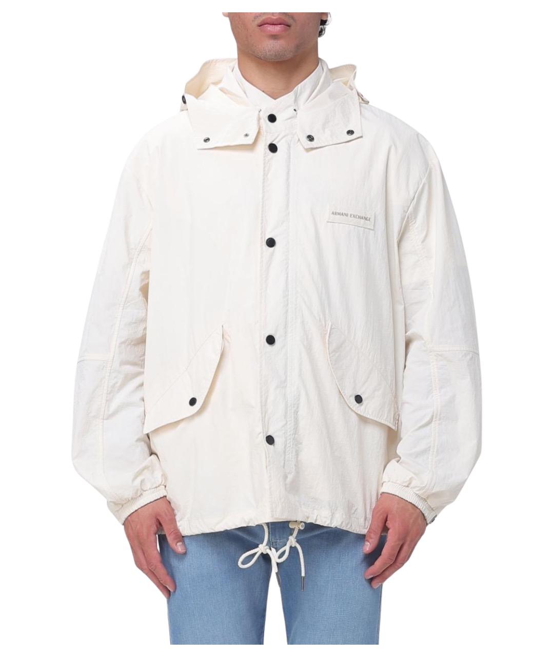 ARMANI EXCHANGE Бежевая полиамидовая куртка, фото 1