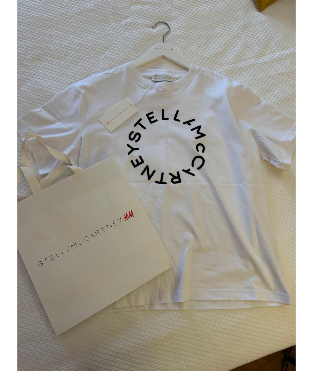 STELLA MCCARTNEY Белая хлопковая футболка, фото 2