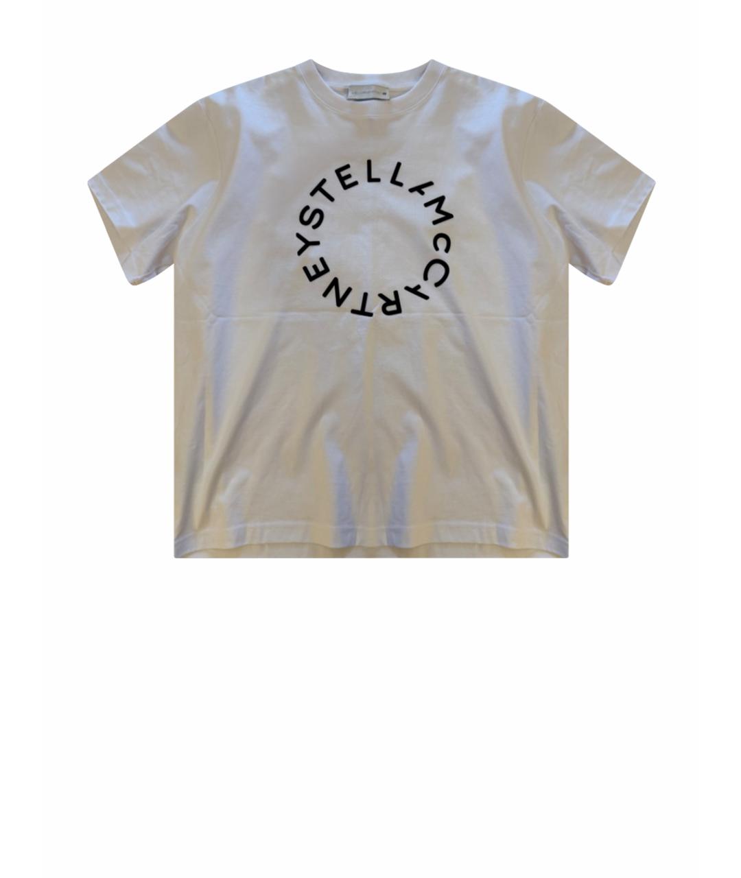 STELLA MCCARTNEY Белая хлопковая футболка, фото 1