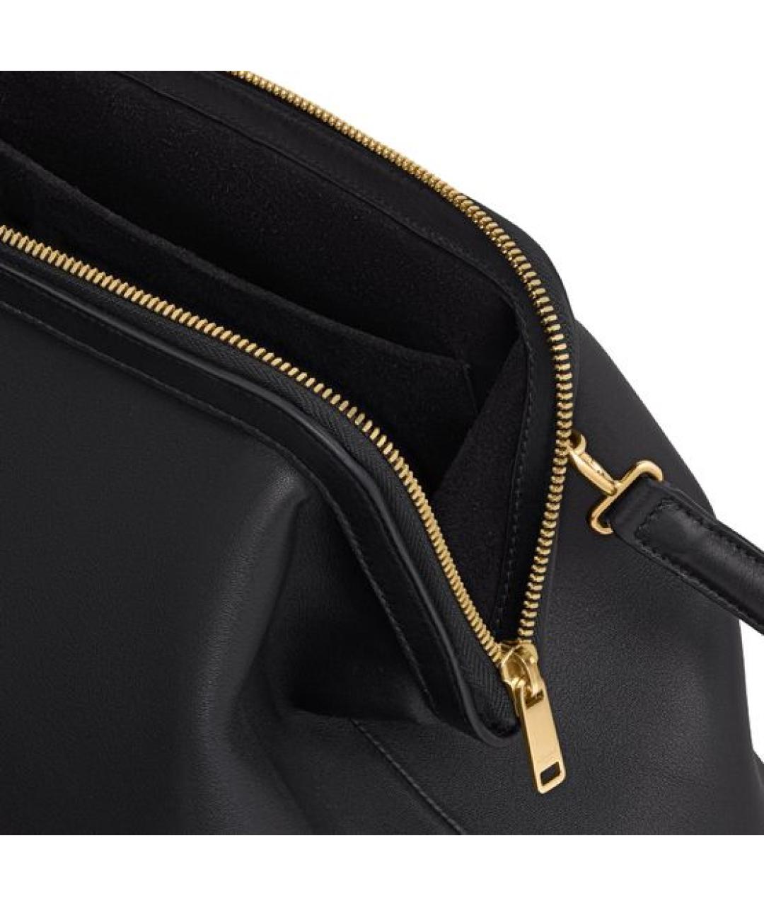 CELINE Черная кожаная сумка через плечо, фото 4