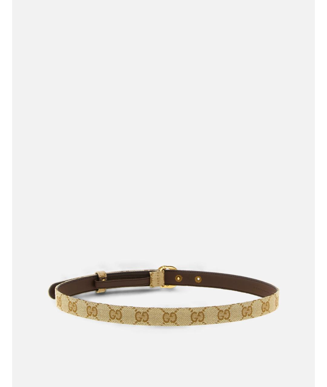 GUCCI Бежевый ремень, фото 2