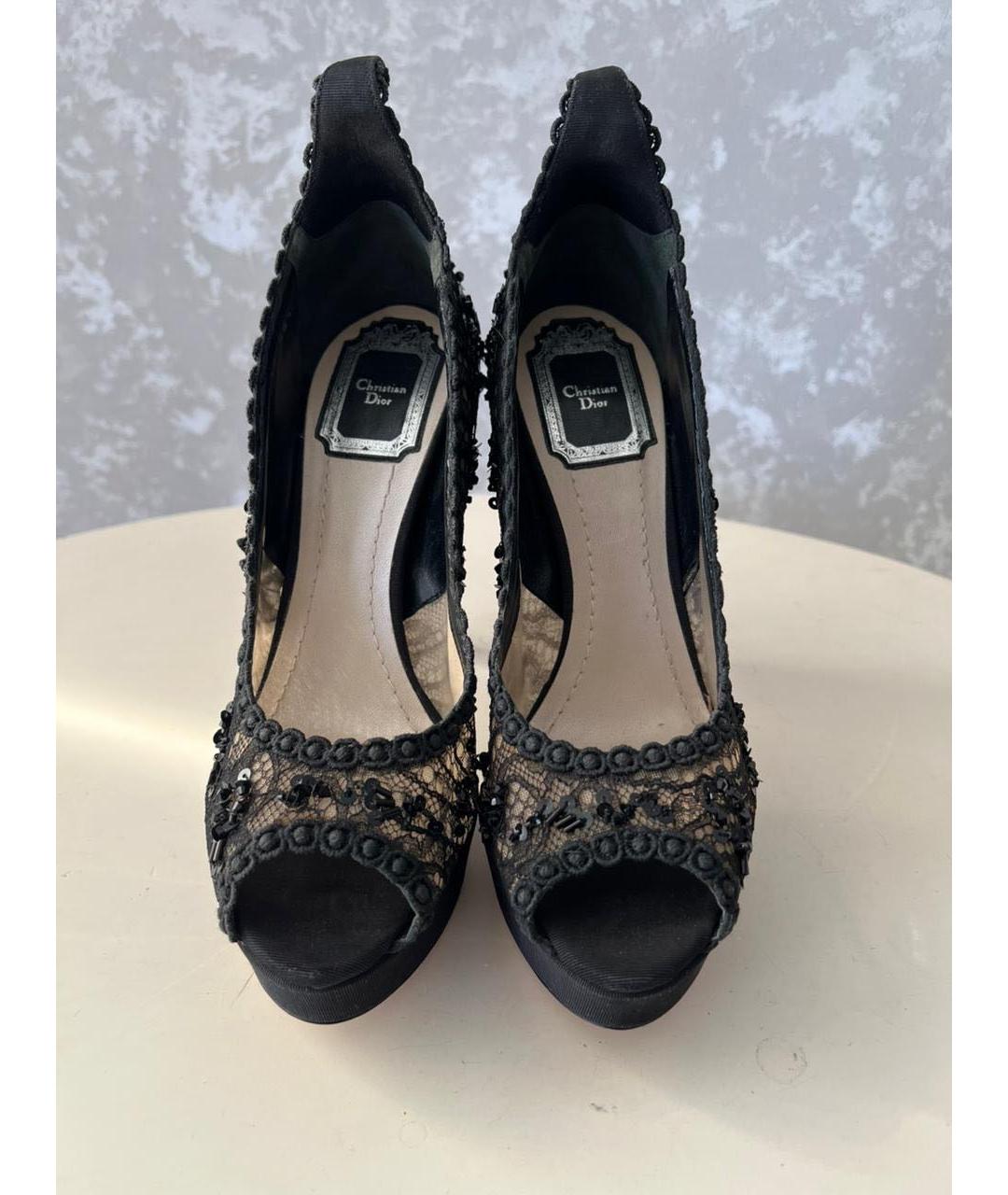 CHRISTIAN DIOR Черные туфли, фото 3