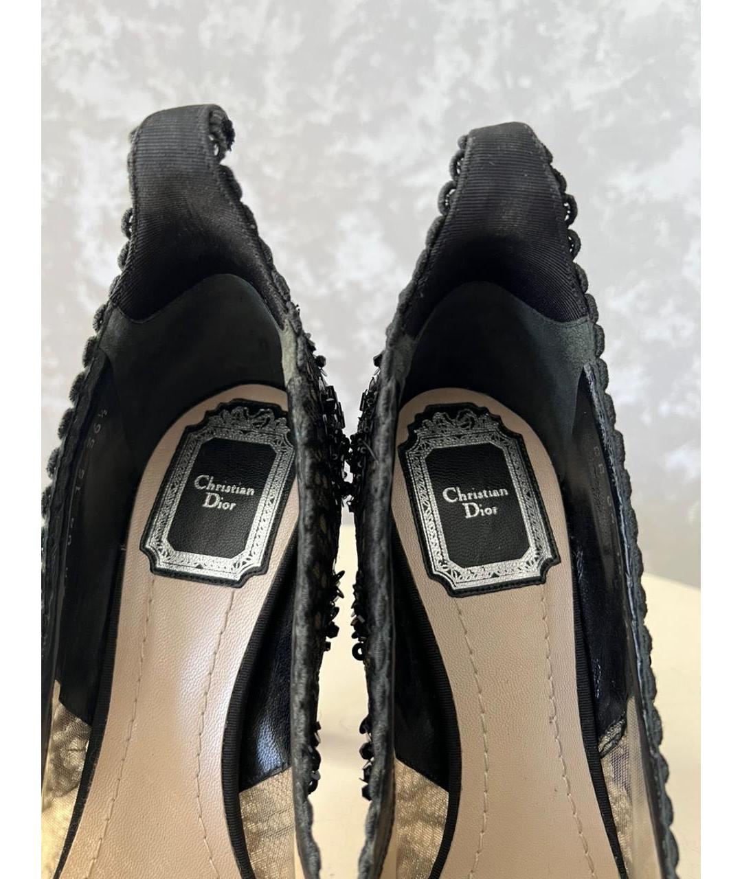 CHRISTIAN DIOR Черные туфли, фото 5