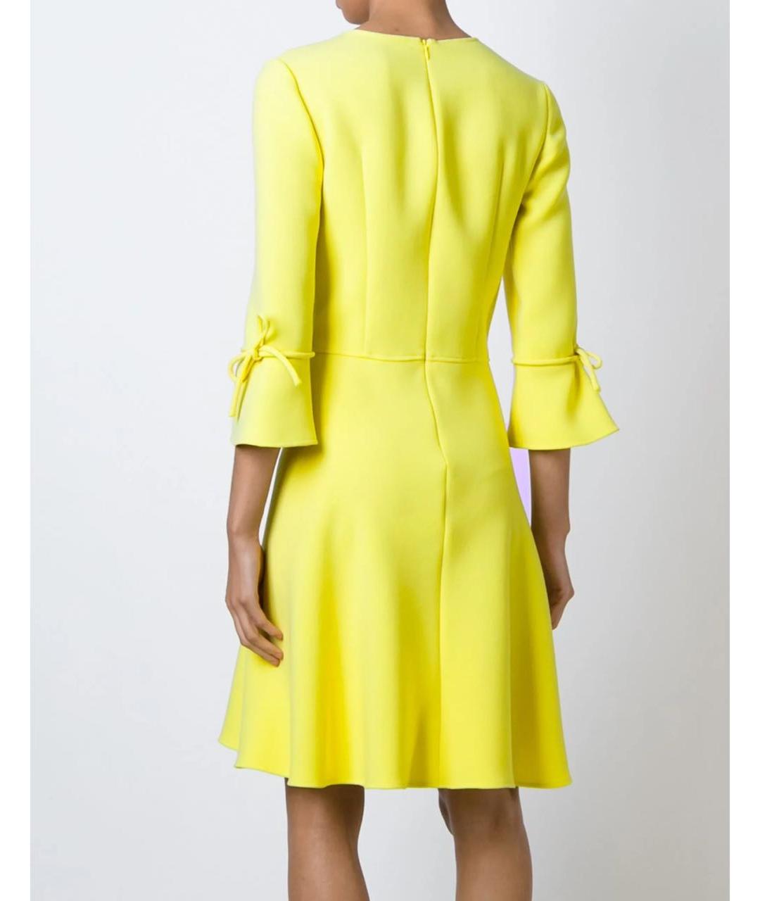 ERMANNO SCERVINO Желтое коктейльное платье, фото 4