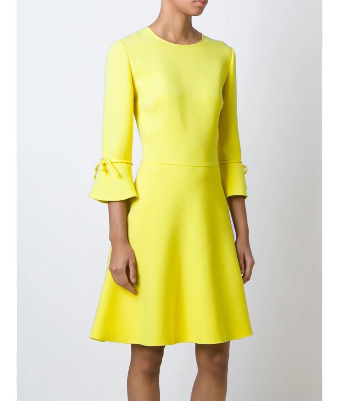 ERMANNO SCERVINO Желтое коктейльное платье, фото 2