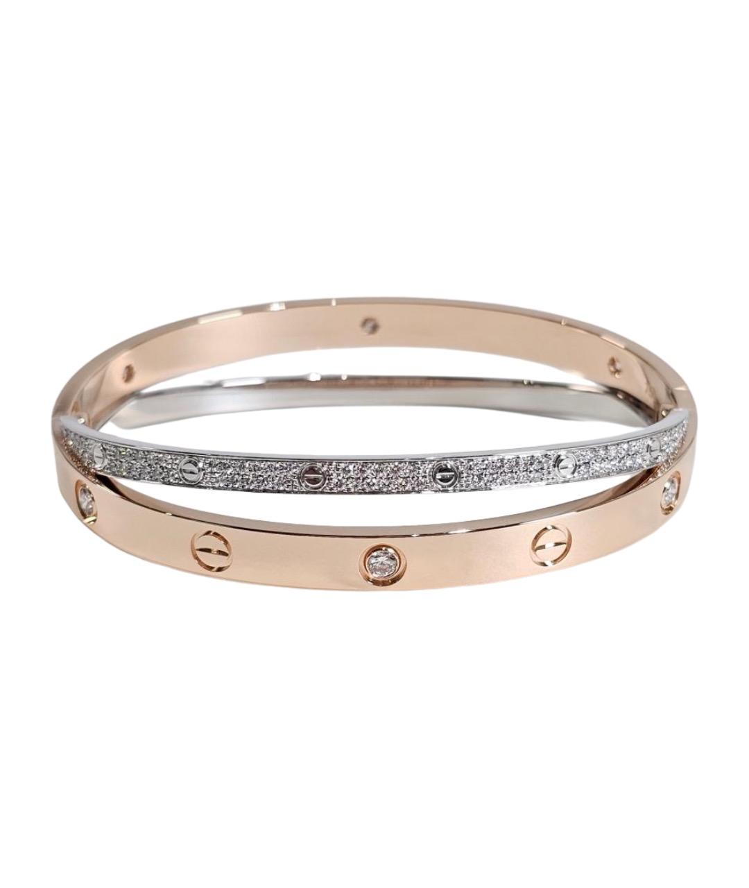CARTIER Золотой браслет из розового золота, фото 1