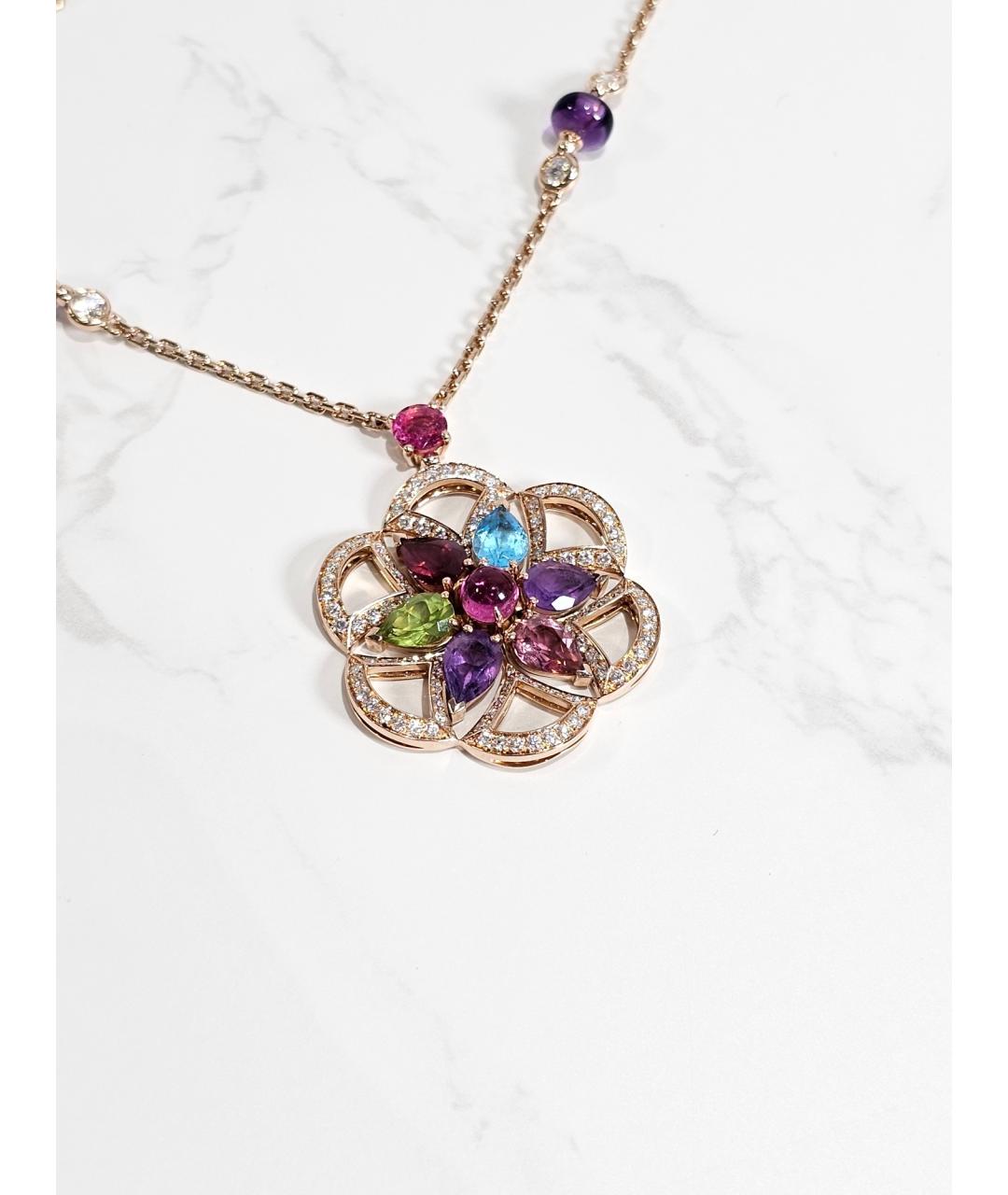 BVLGARI Золотое колье из розового золота, фото 2