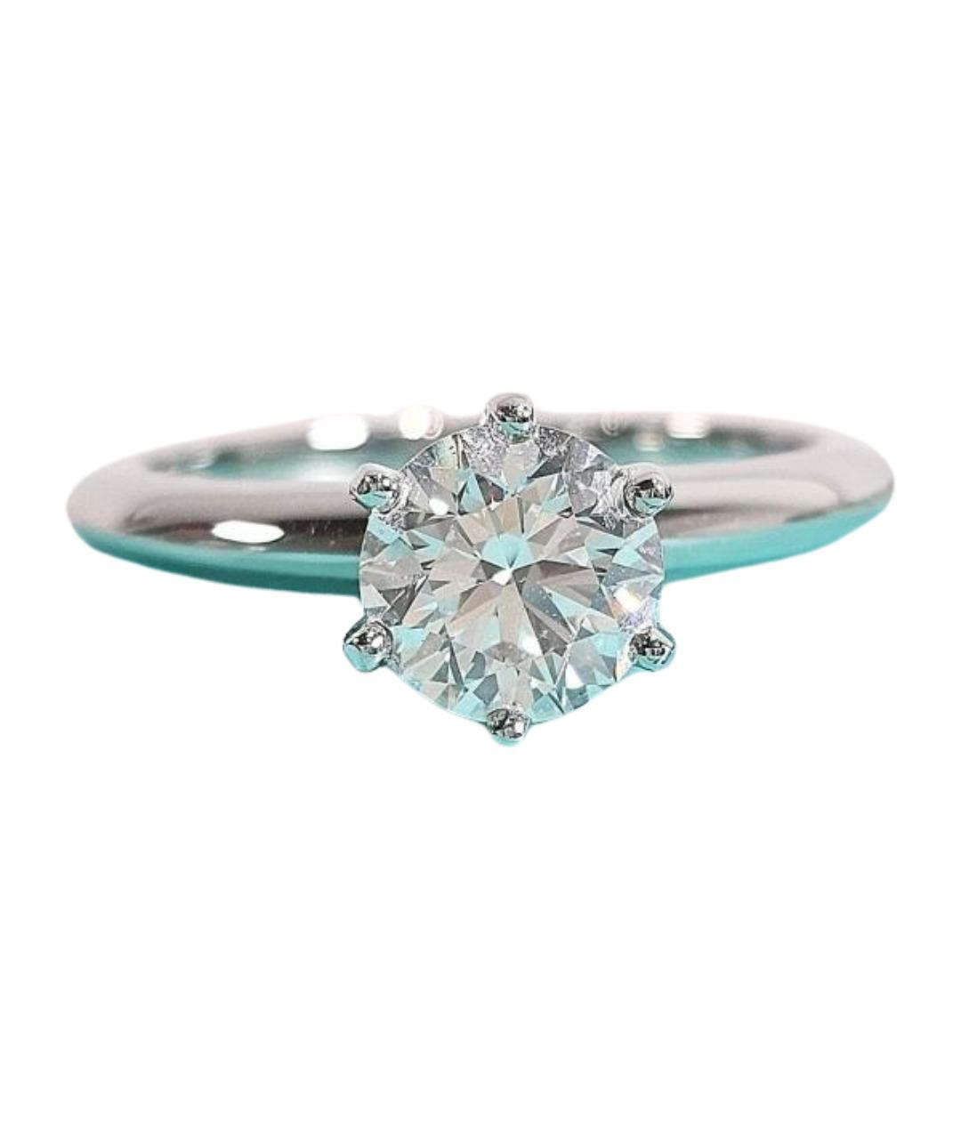 TIFFANY&CO Серебряное платиновое кольцо, фото 1