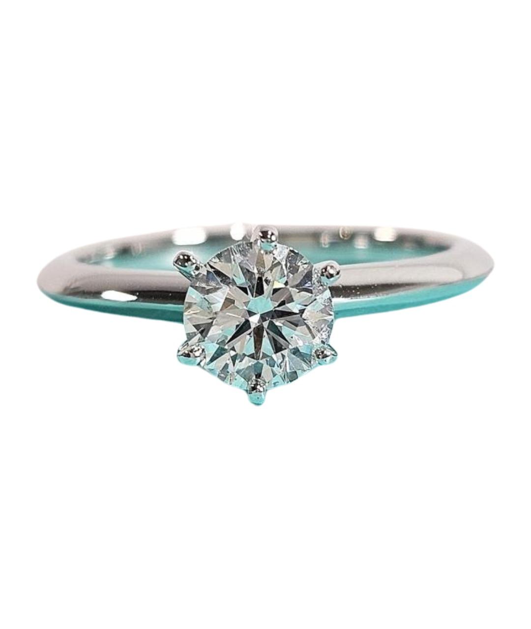 TIFFANY&CO Серебряное платиновое кольцо, фото 1