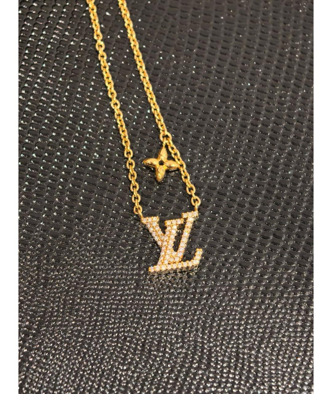 LOUIS VUITTON Золотое колье, фото 4