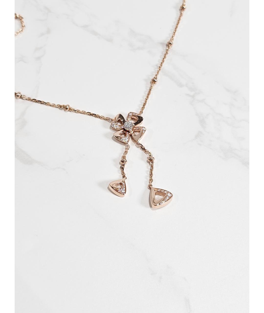 BVLGARI Золотое колье из розового золота, фото 2