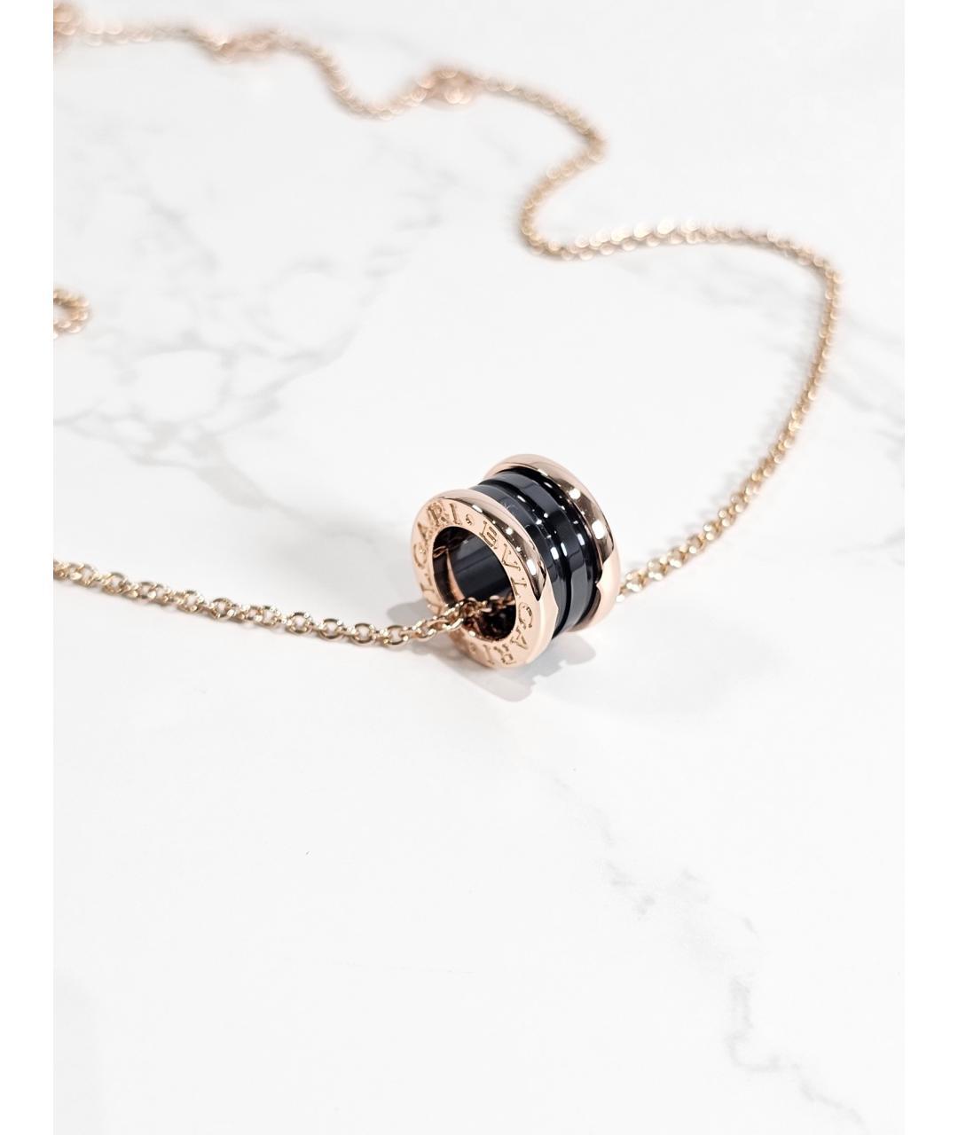 BVLGARI Золотое колье из розового золота, фото 2