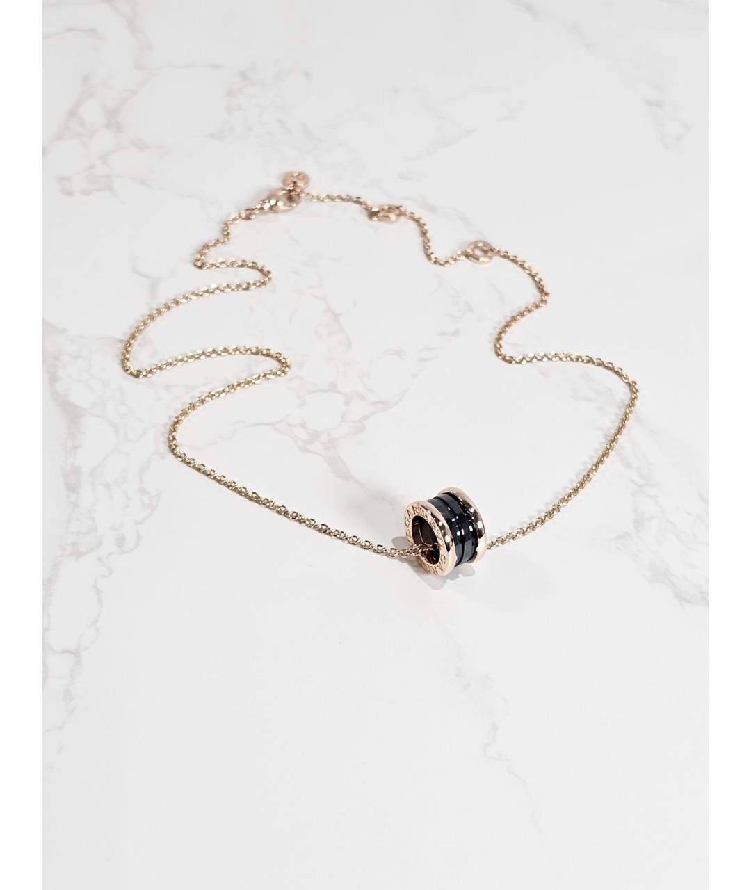 BVLGARI Золотое колье из розового золота, фото 4