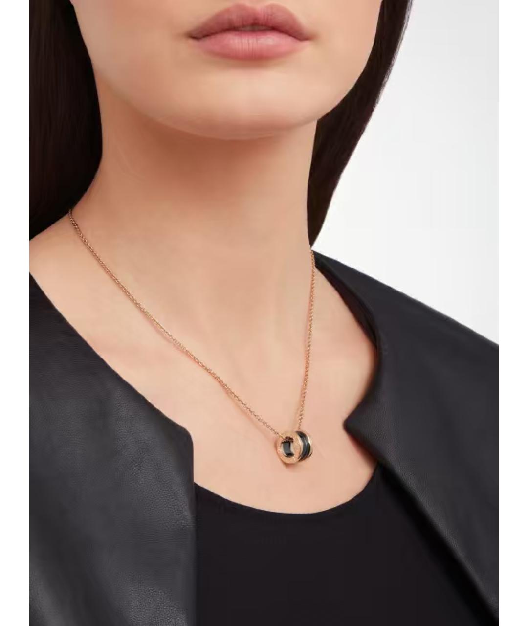 BVLGARI Золотое колье из розового золота, фото 3