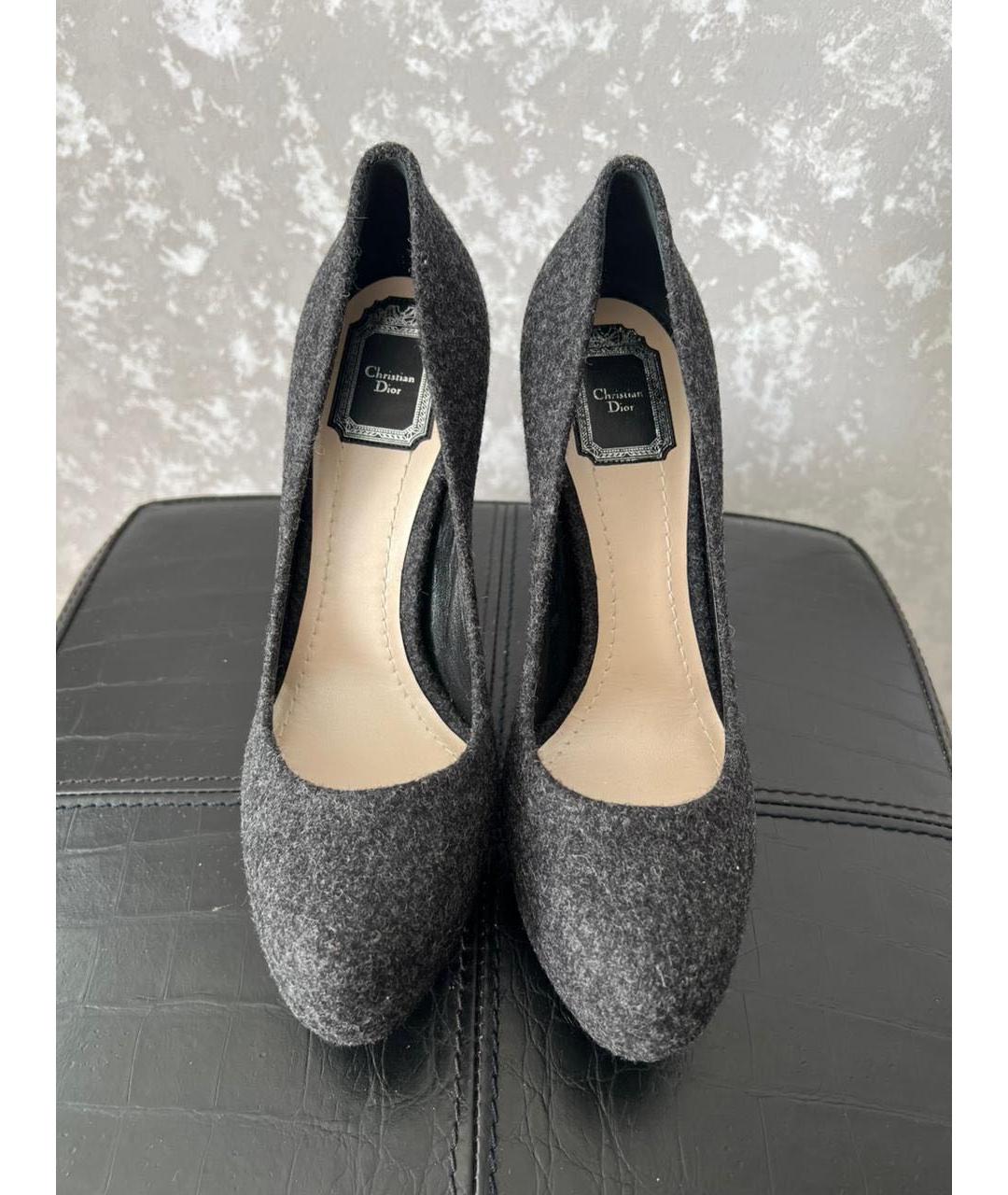 CHRISTIAN DIOR Серые туфли, фото 2