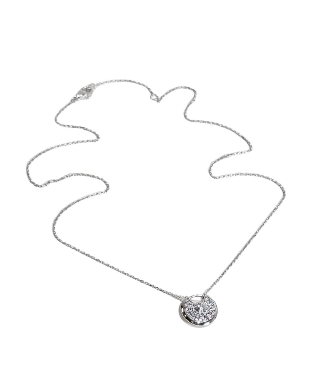 CARTIER Серебряное колье из белого золота, фото 1
