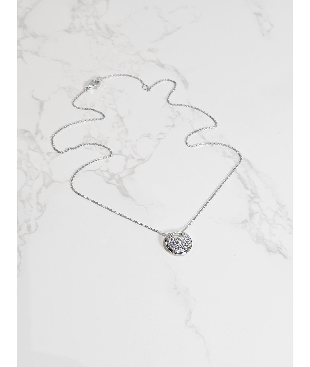 CARTIER Серебряное колье из белого золота, фото 3
