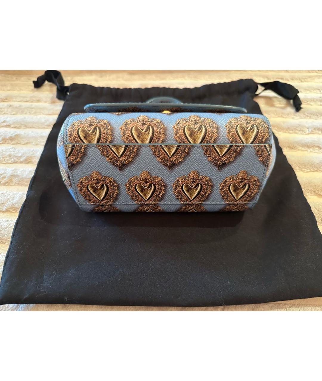 DOLCE&GABBANA Мульти кожаная сумка с короткими ручками, фото 7