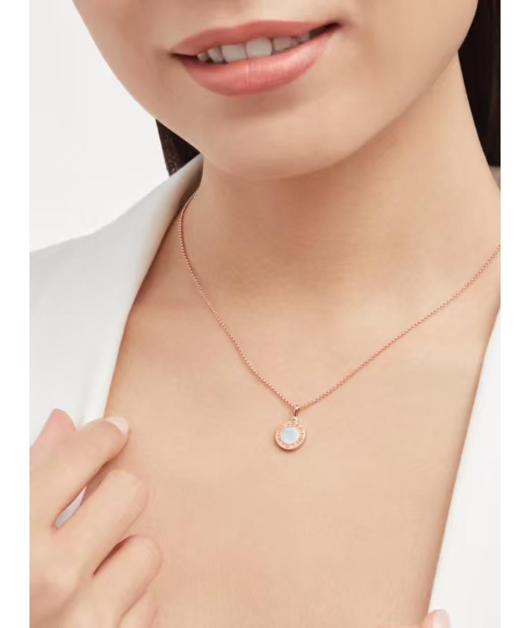 BVLGARI Золотое колье из розового золота, фото 3