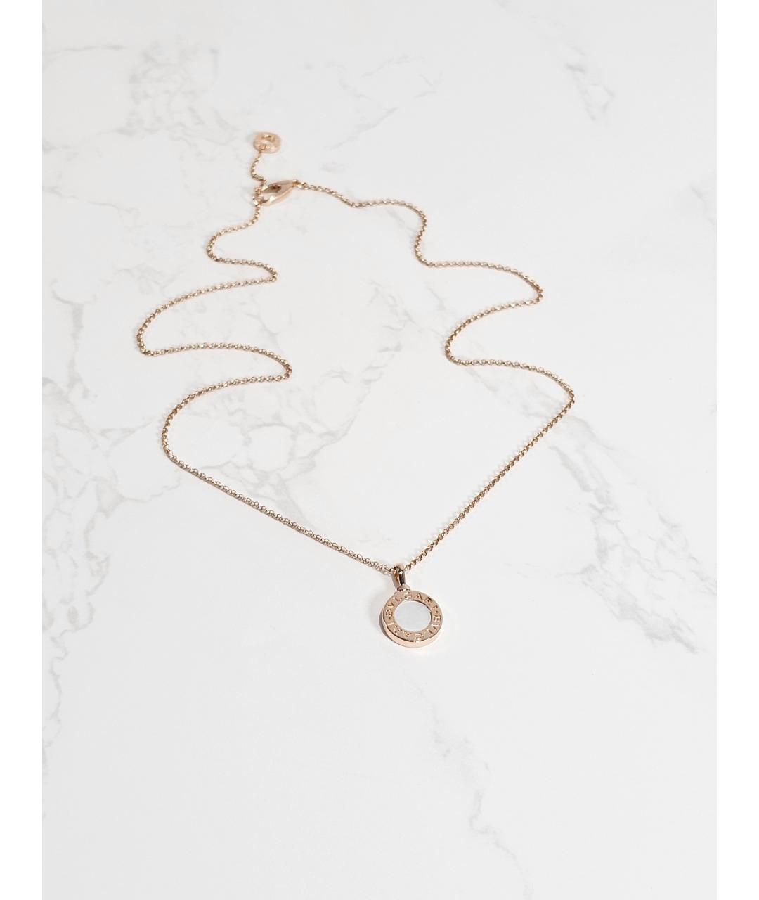 BVLGARI Золотое колье из розового золота, фото 4