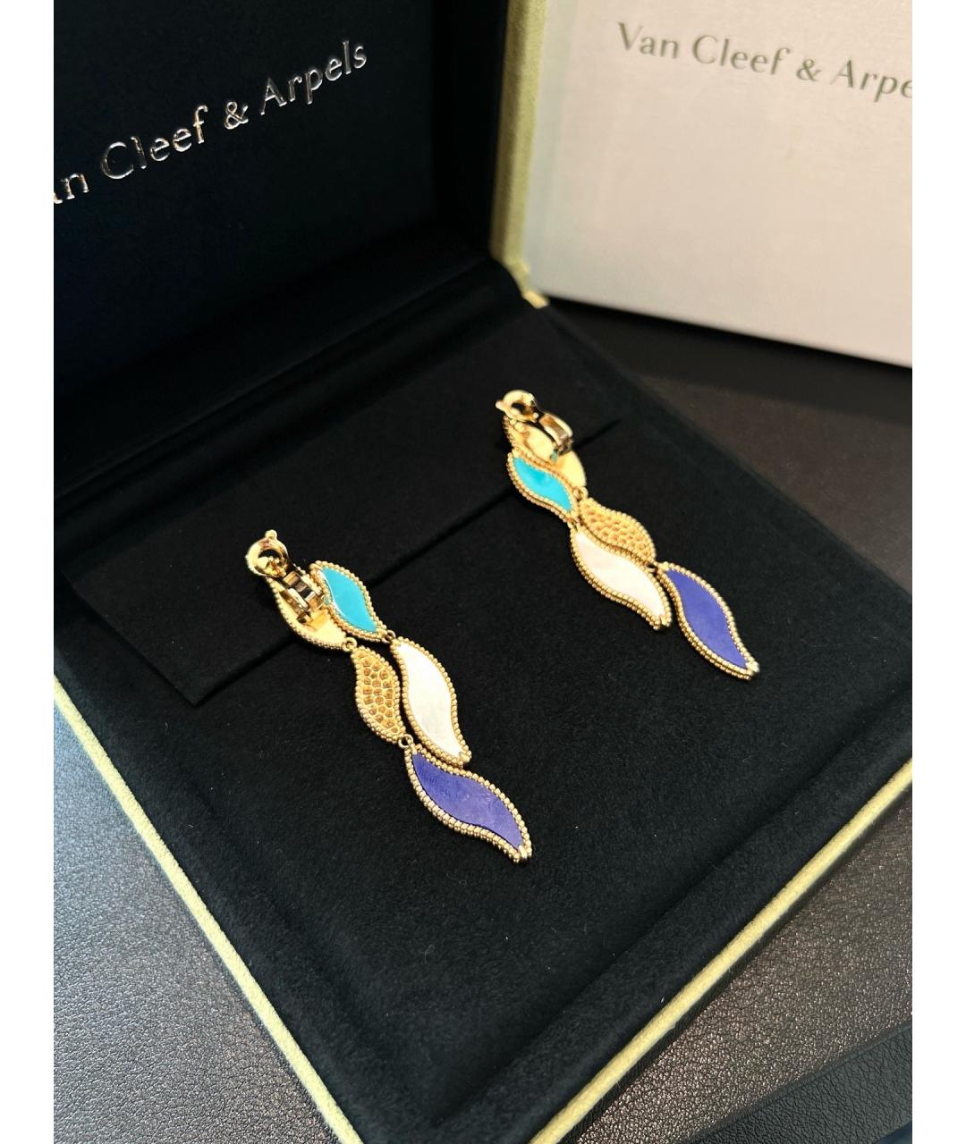 VAN CLEEF & ARPELS Золотые серьги из желтого золота, фото 8