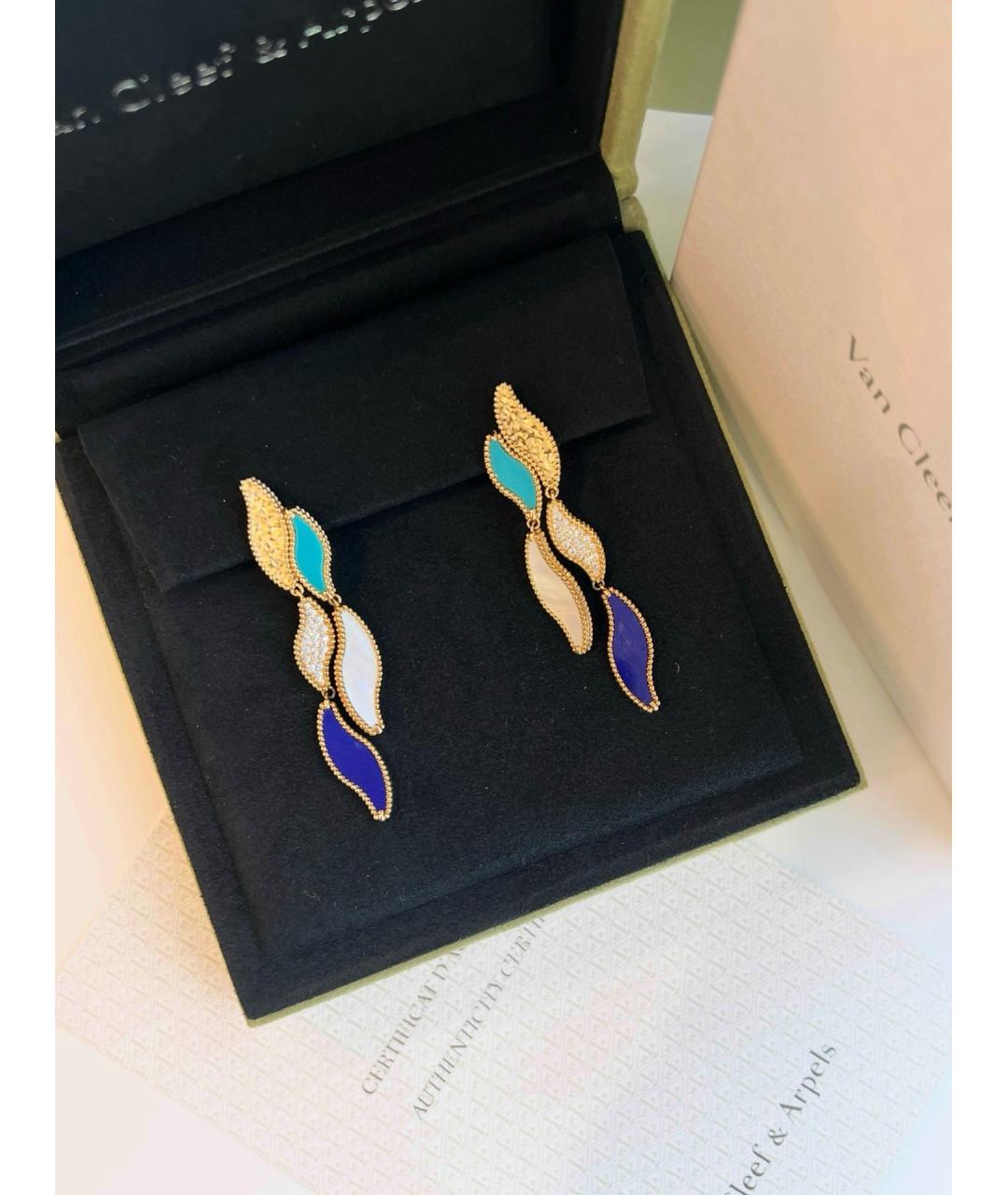 VAN CLEEF & ARPELS Золотые серьги из желтого золота, фото 4