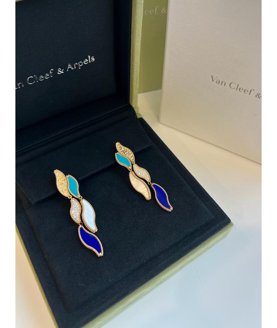 VAN CLEEF & ARPELS Золотые серьги из желтого золота, фото 2