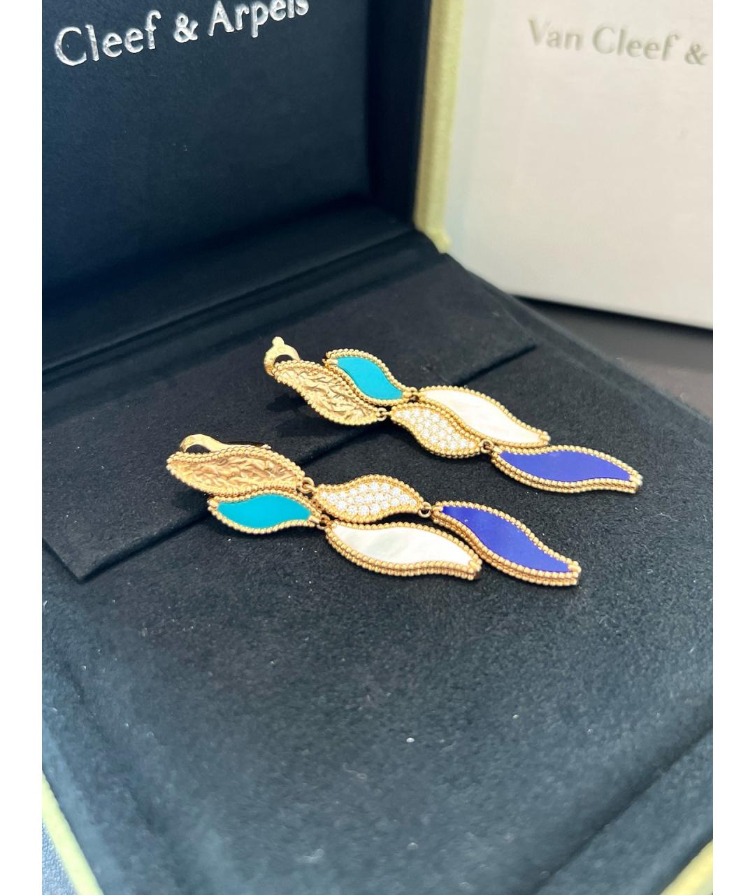 VAN CLEEF & ARPELS Золотые серьги из желтого золота, фото 5
