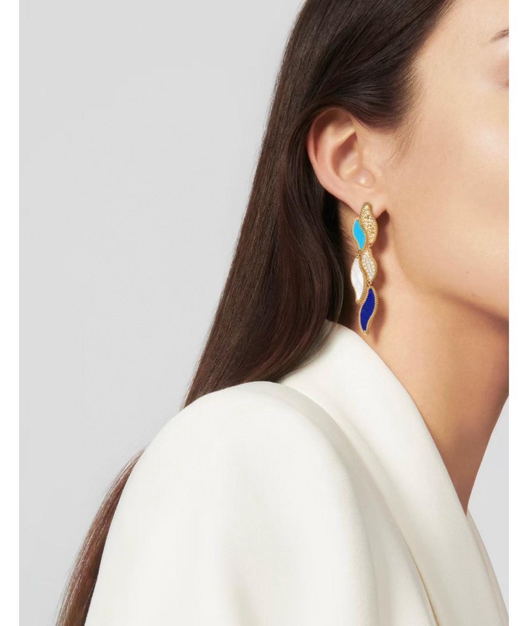 VAN CLEEF & ARPELS Золотые серьги из желтого золота, фото 6