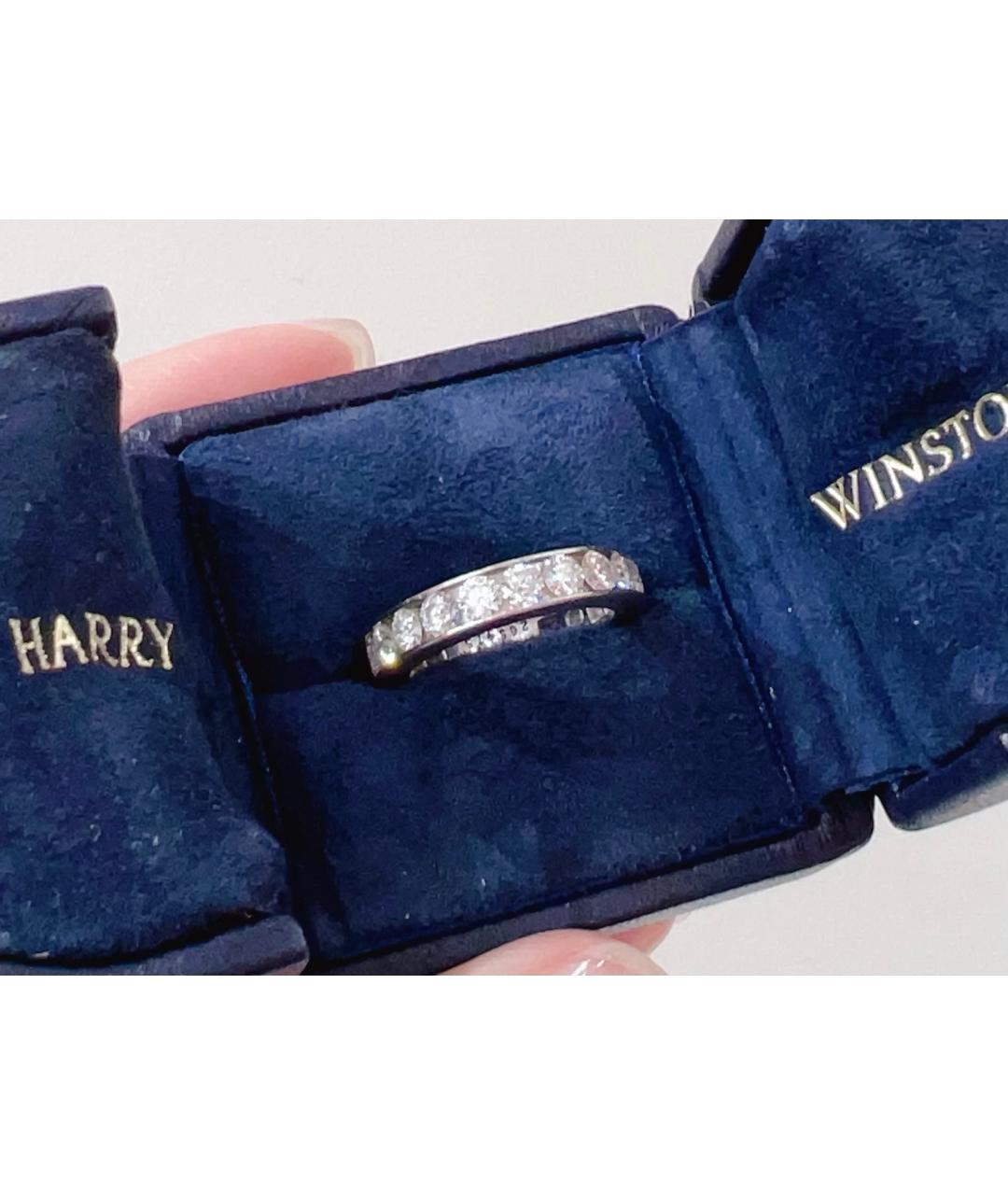 Harry Winston Серебряное платиновое кольцо, фото 2