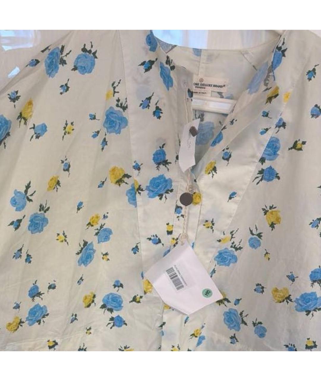 GOLDEN GOOSE Белая хлопковая рубашка, фото 3