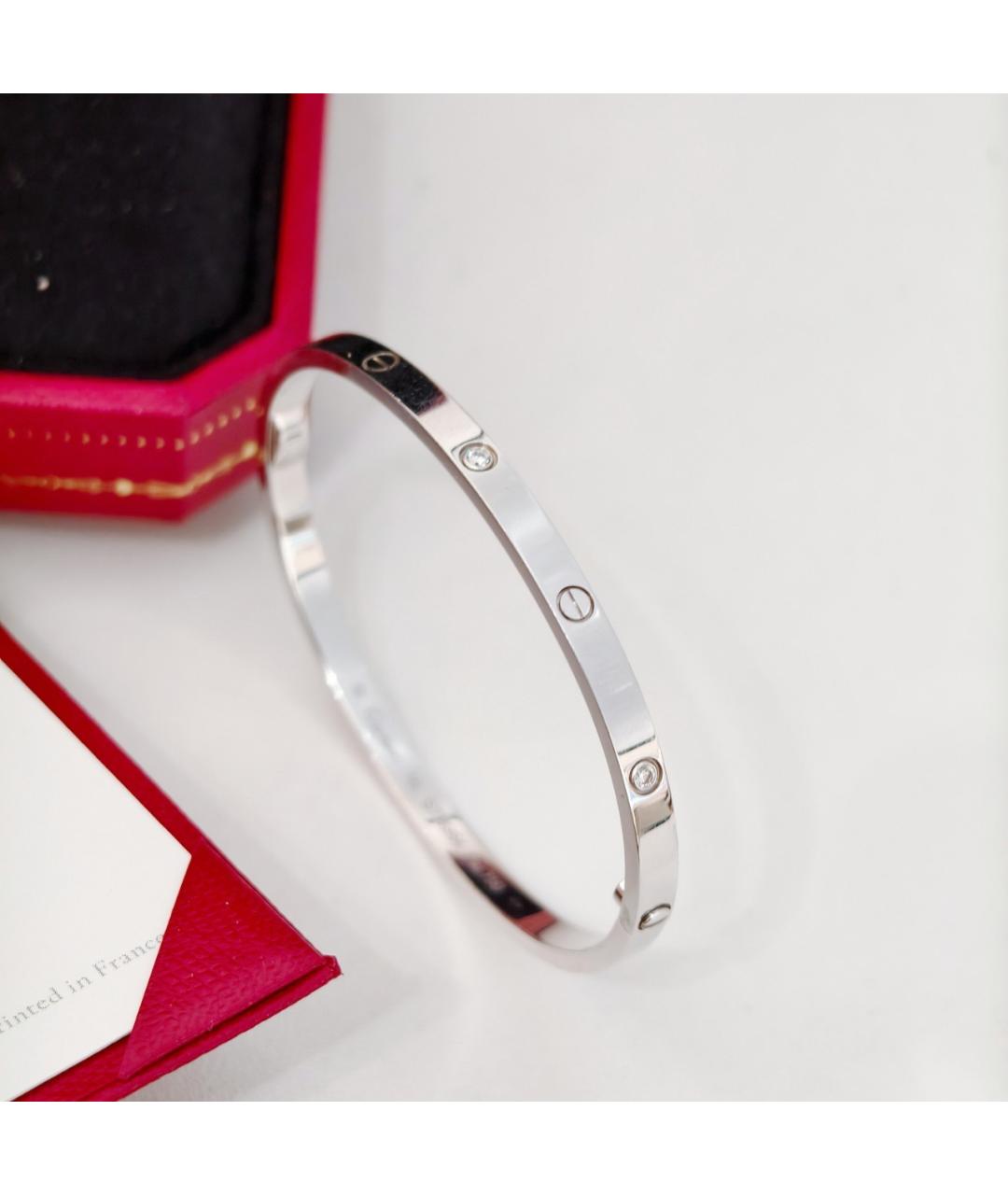 CARTIER Серебряный браслет из белого золота, фото 6