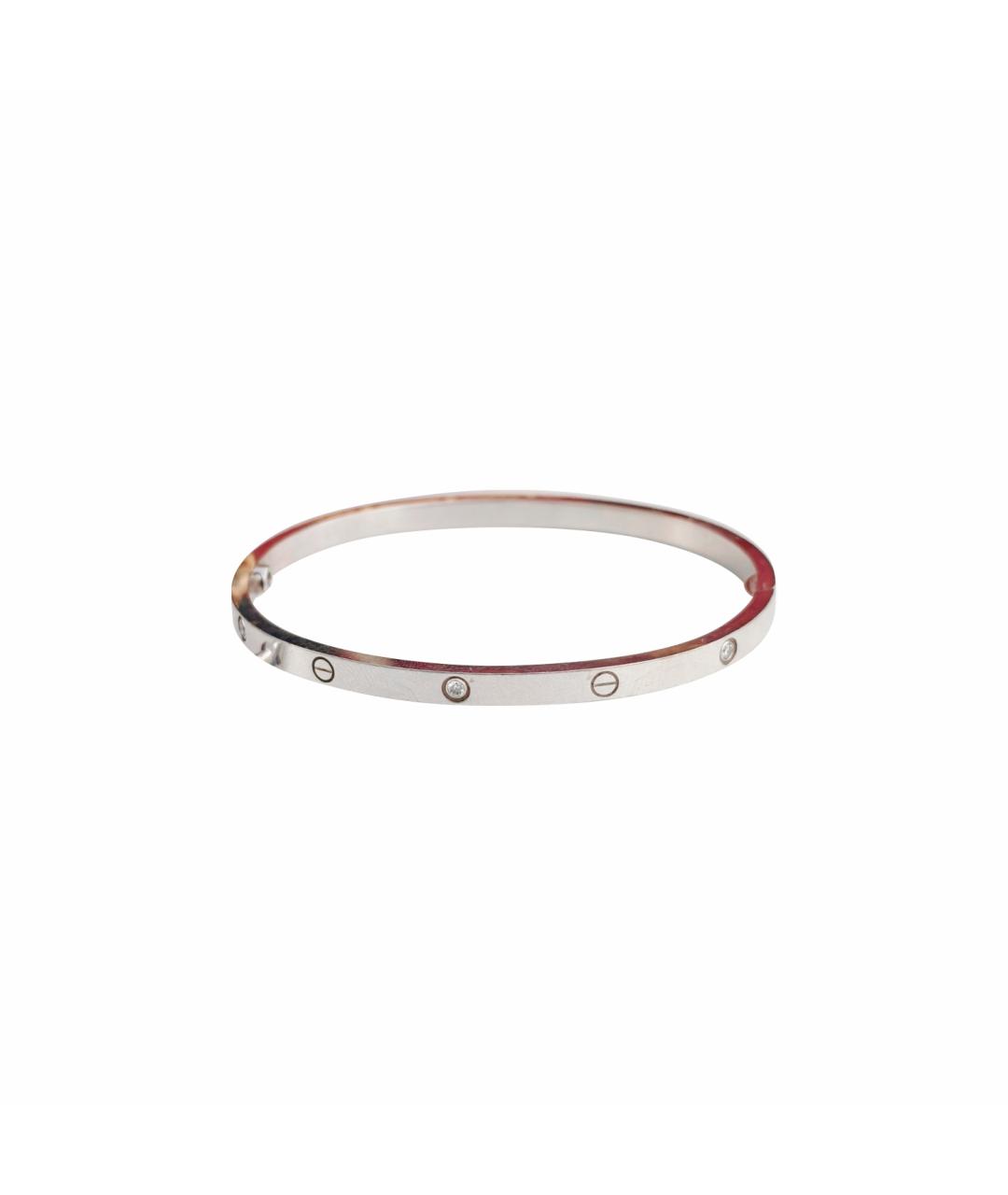 CARTIER Серебряный браслет из белого золота, фото 1