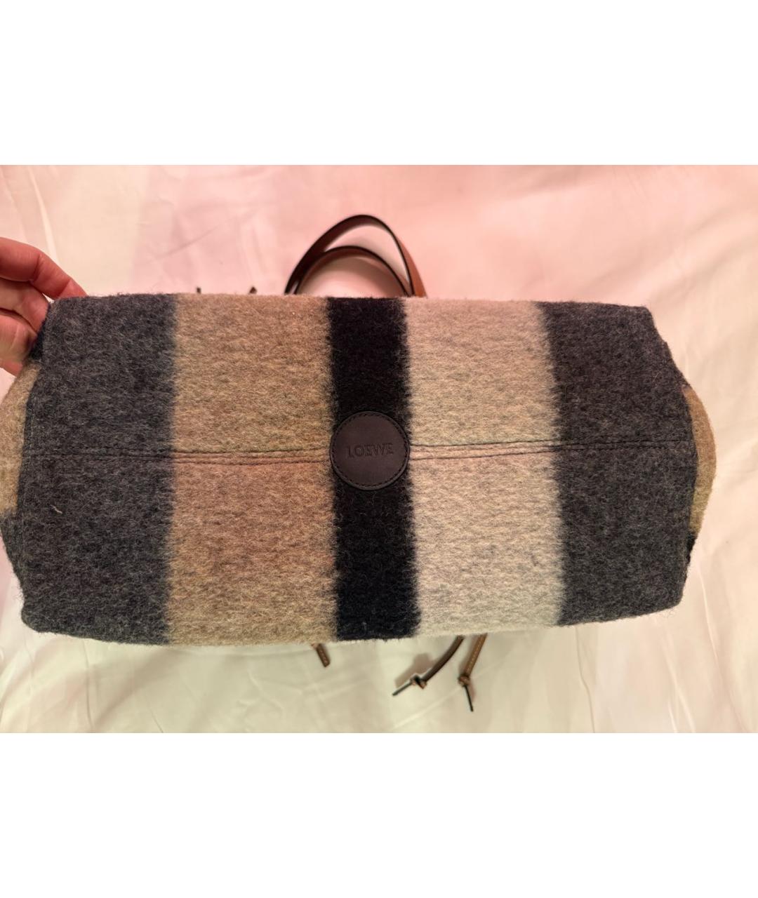 LOEWE Серая сумка тоут, фото 2