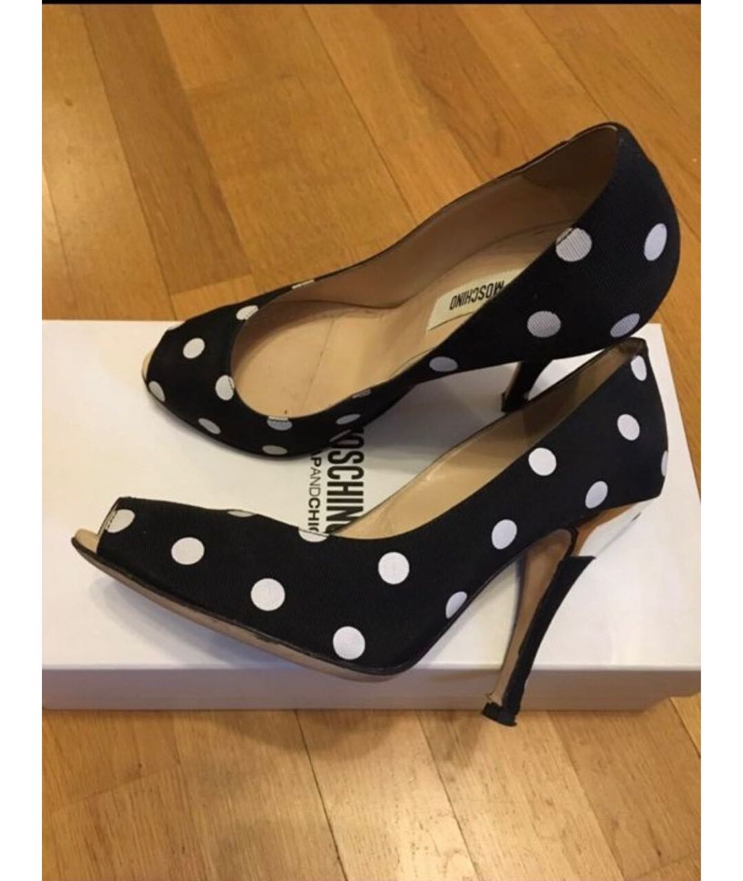 MOSCHINO Мульти текстильные туфли, фото 2