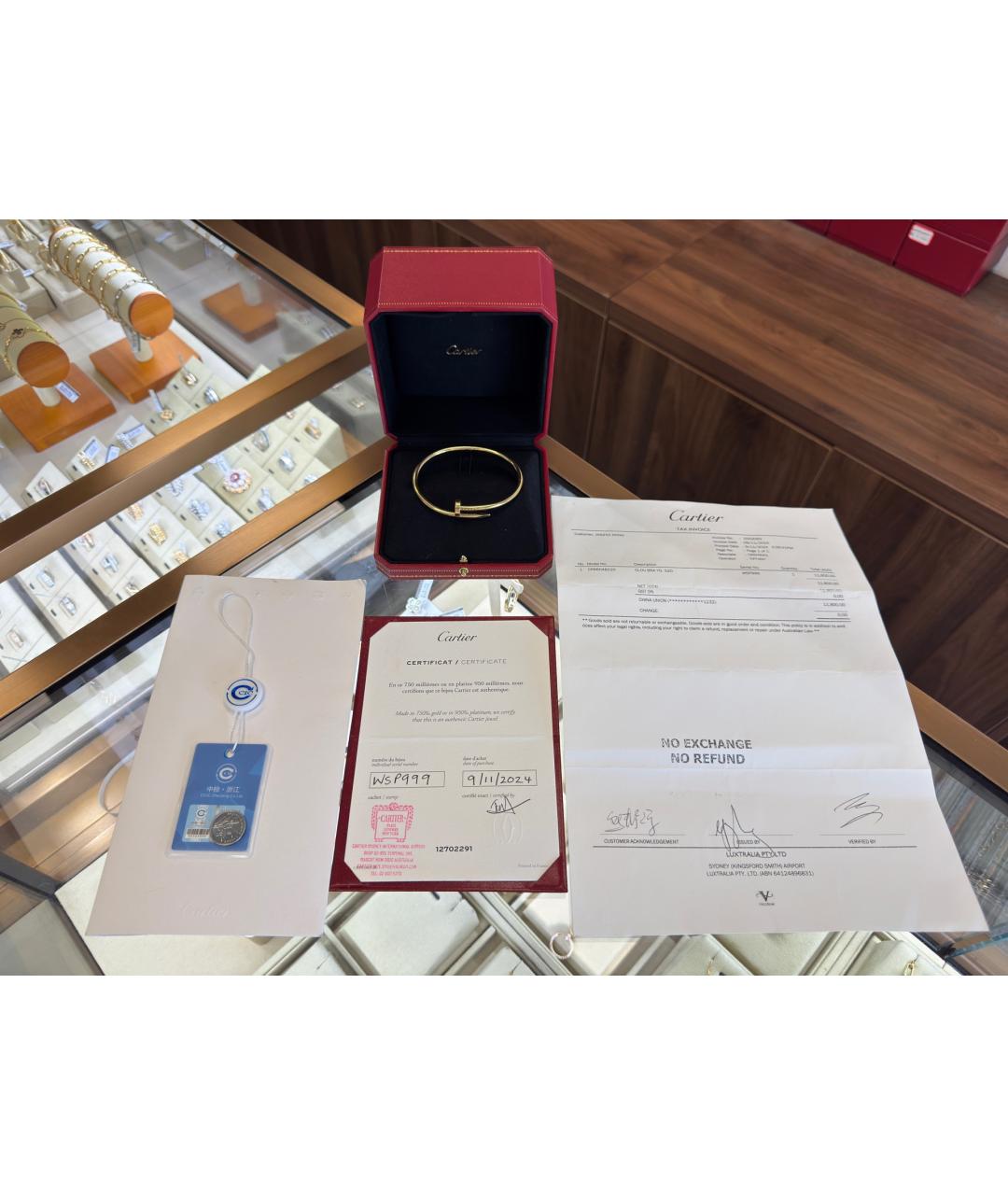 CARTIER Золотой браслет из розового золота, фото 2