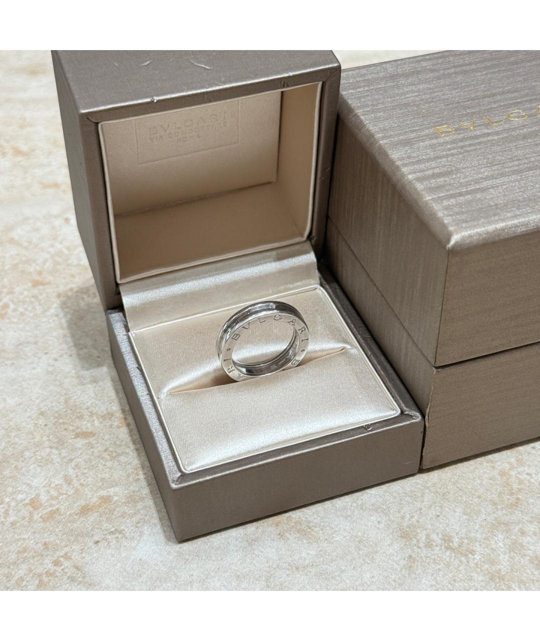 BVLGARI Серебряное кольцо из белого золота, фото 3