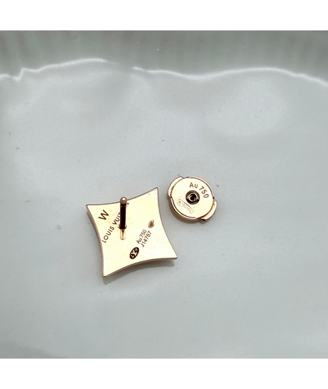 LOUIS VUITTON Золотые серьги из розового золота, фото 5