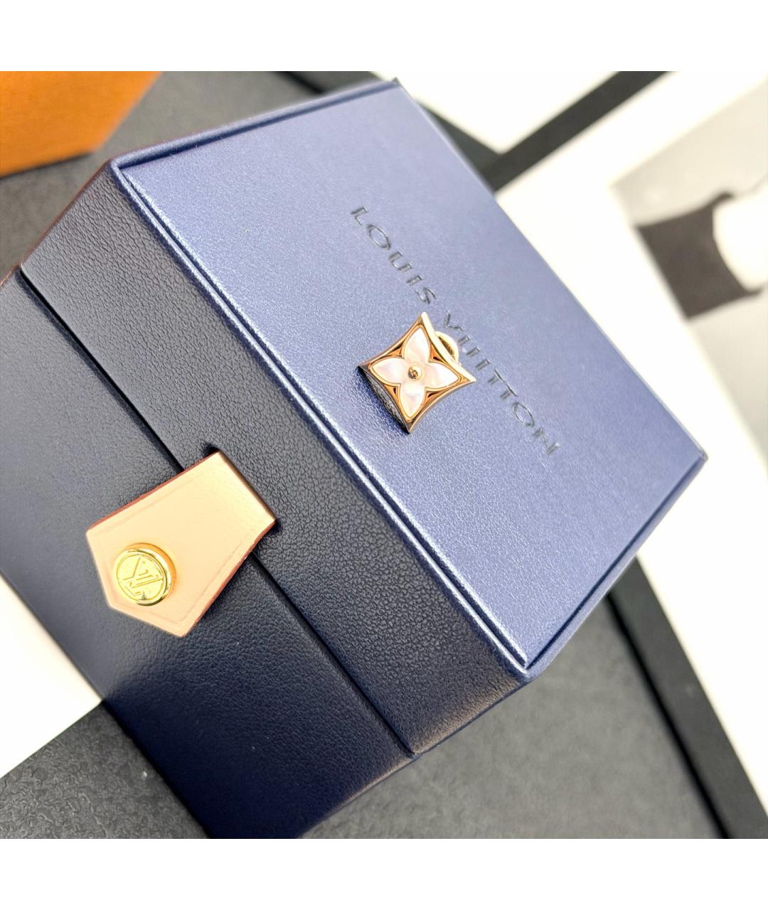 LOUIS VUITTON Золотые серьги из розового золота, фото 6
