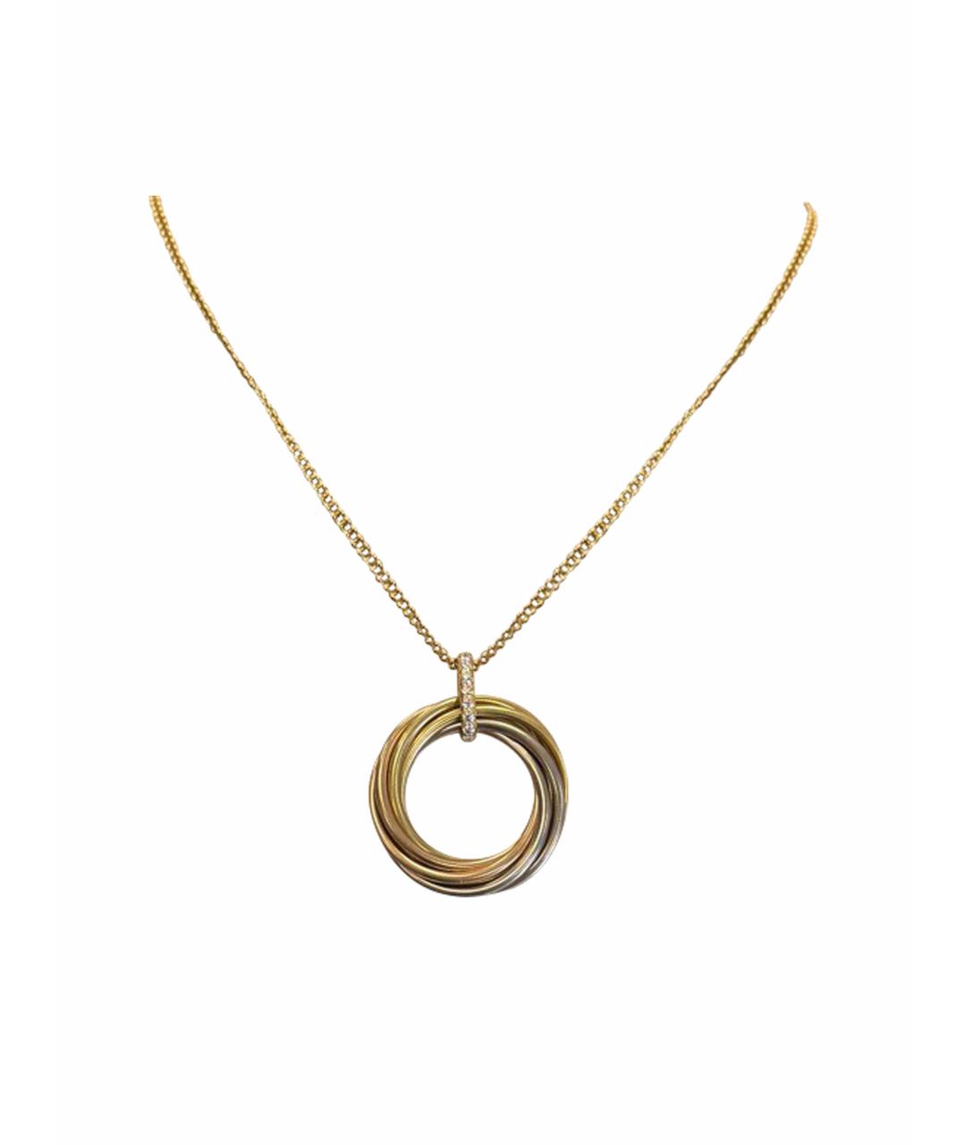CARTIER Золотое колье из желтого золота, фото 1