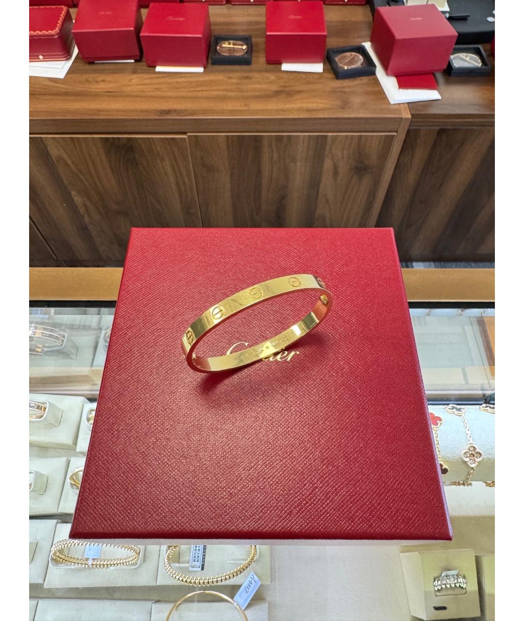 CARTIER Золотой браслет из желтого золота, фото 4