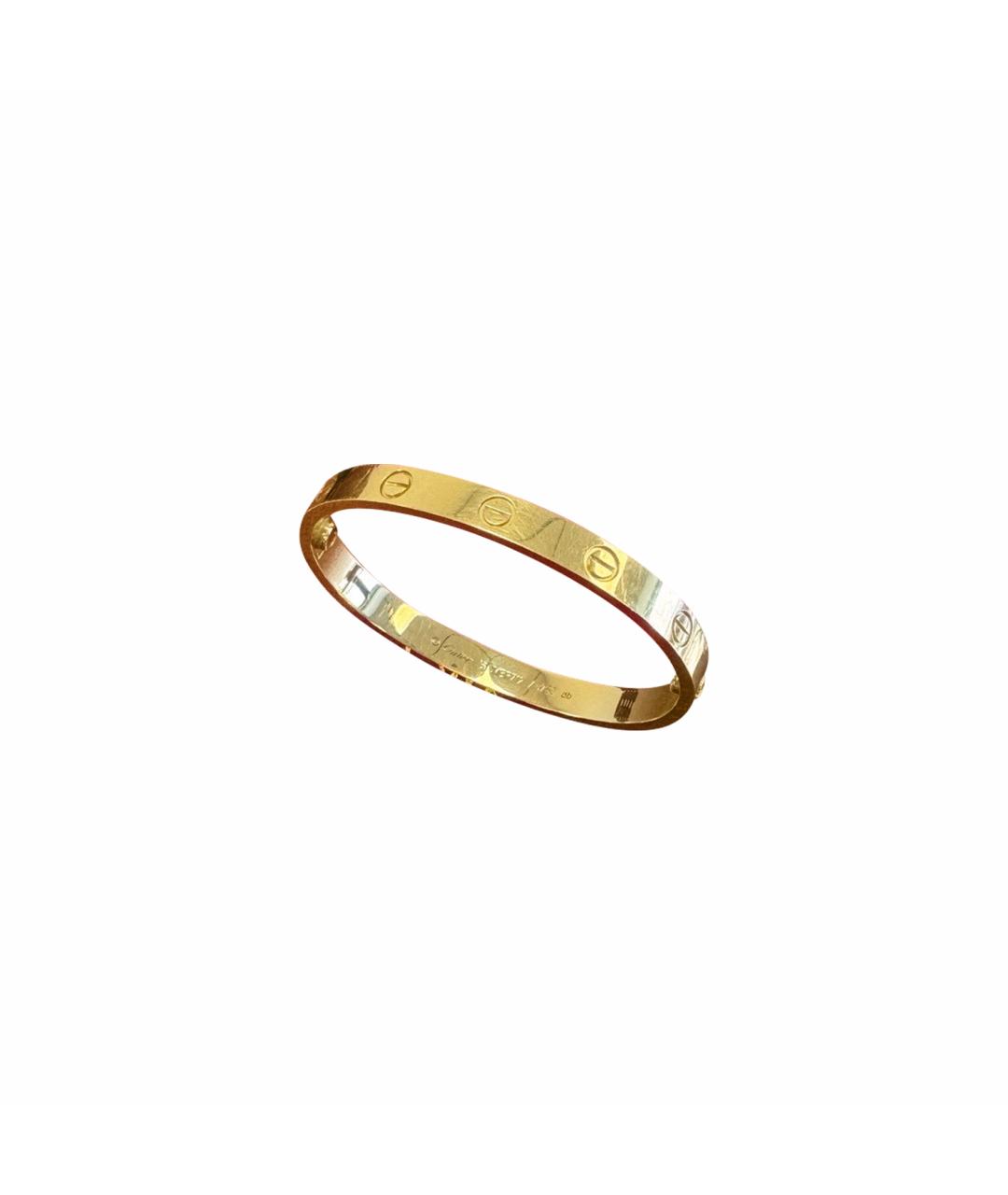 CARTIER Золотой браслет из желтого золота, фото 1