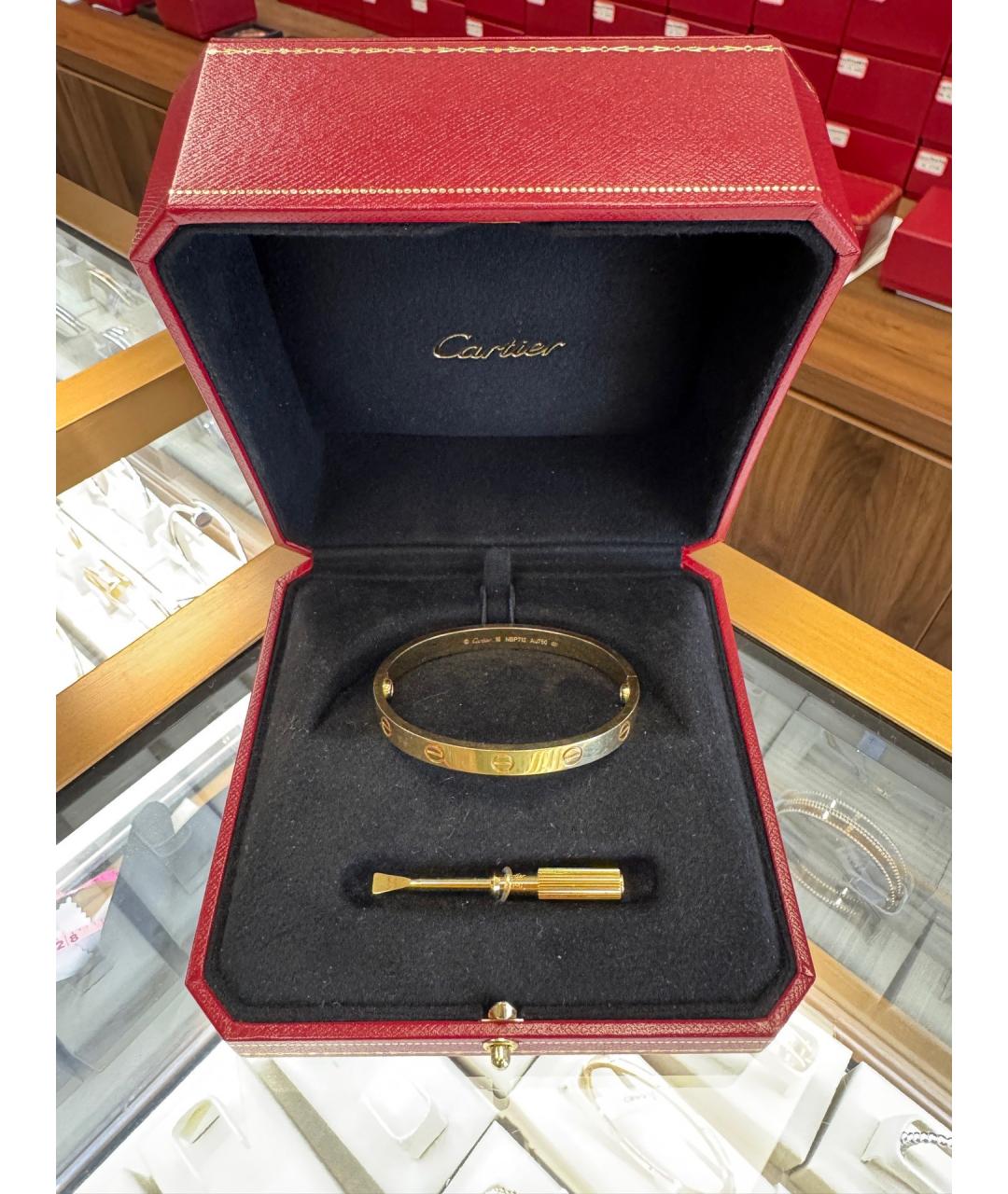 CARTIER Золотой браслет из желтого золота, фото 2