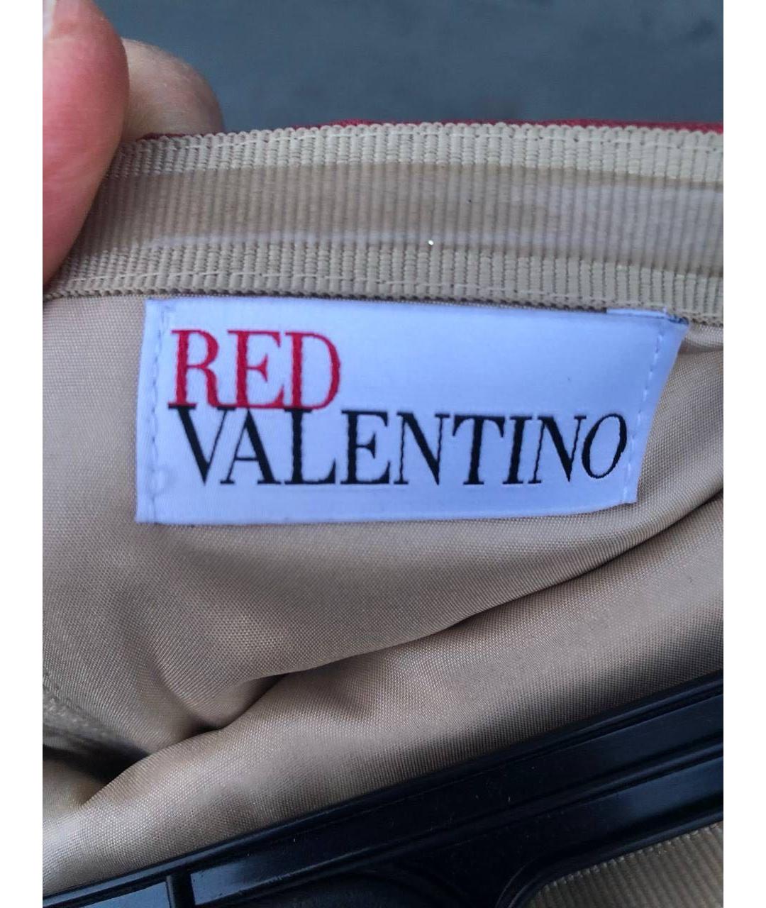 RED VALENTINO Мульти хлопковое коктейльное платье, фото 3